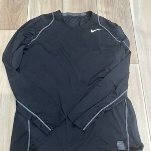 Nike Men's Black Long Sleeve Shirt